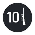 10 Gun Capacity Gun Cabinet Feature - Gun Cabinets Online