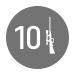 10 Gun Cabinet Safe Capacity Icon - Gun Cabinets Online