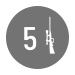 5 Gun Cabinet Safe Capacity Icon - Gun Cabinets Online