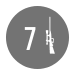 7 Gun Cabinet Safe Capacity Icon - Gun Cabinets Online