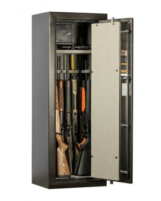 Browning Defender 12 Gun Safe for Shotguns and Rifles Inside Image - Police Approved - Fire Proof - Gun Cabinets Online