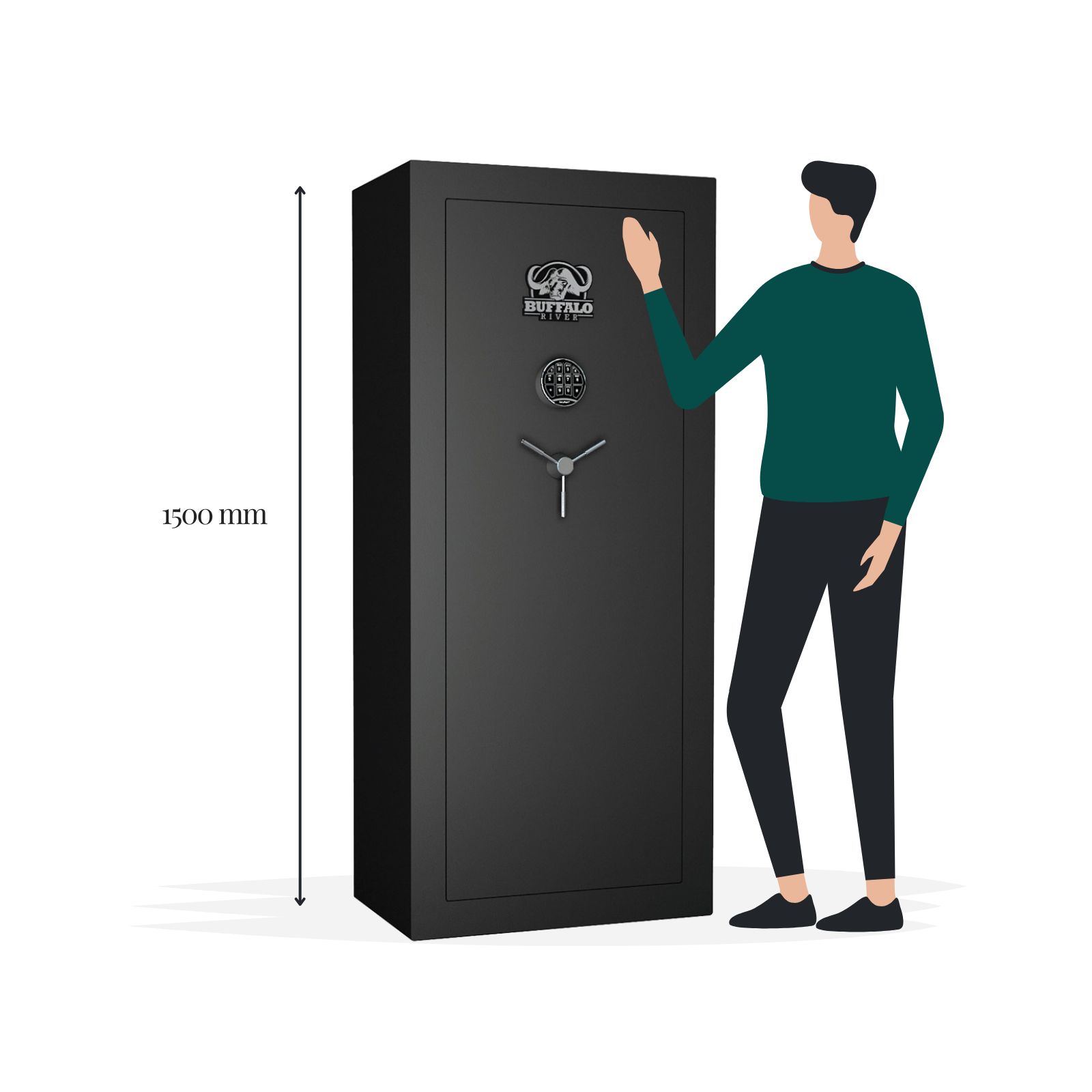 Buffalo River Black Diamond 18 Gun Height Image - Gun Cabinets Online Buffalo River Black Diamond 18 Gun Height Image - Gun Cabinets Online