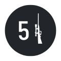 5 Gun Capacity Gun Cabinet Feature - Gun Cabinets Online