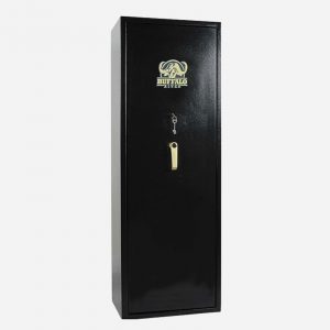 Buffalo River Silver Line 7 Gun Cabinet with Internal Ammunition Locker - Gun Cabinets Online