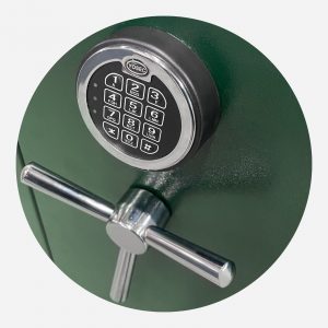 Boston Security 24 Gun Electronic Keypad Gun Cabinet - Tri-Spoke Handle - Gun Cabinets Online