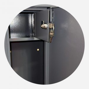 Boston Security 5 Gun Cabinet - Ammunition Locker Image - Gun Cabinets Online
