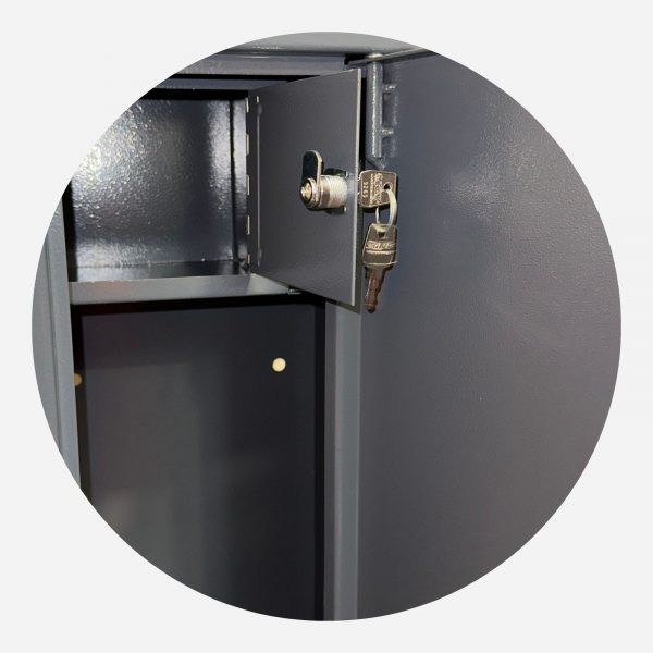 Boston Security 5 Gun Cabinet - Ammunition Locker Image - Gun Cabinets Online