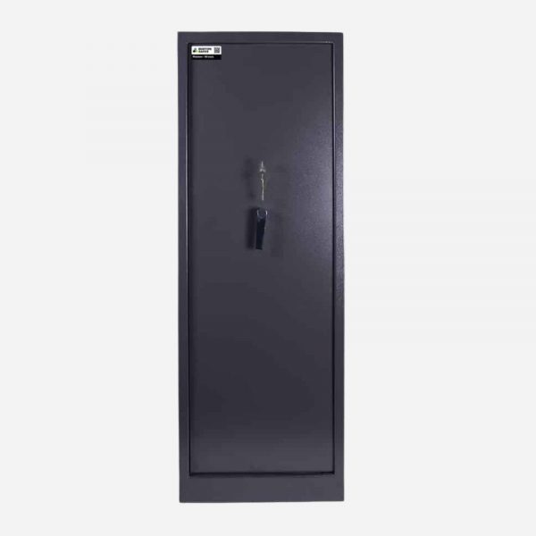 Burton Pioneer 10 Gun Insurance Rated Gun Cabinet - Door Closed - Gun Cabinets Online