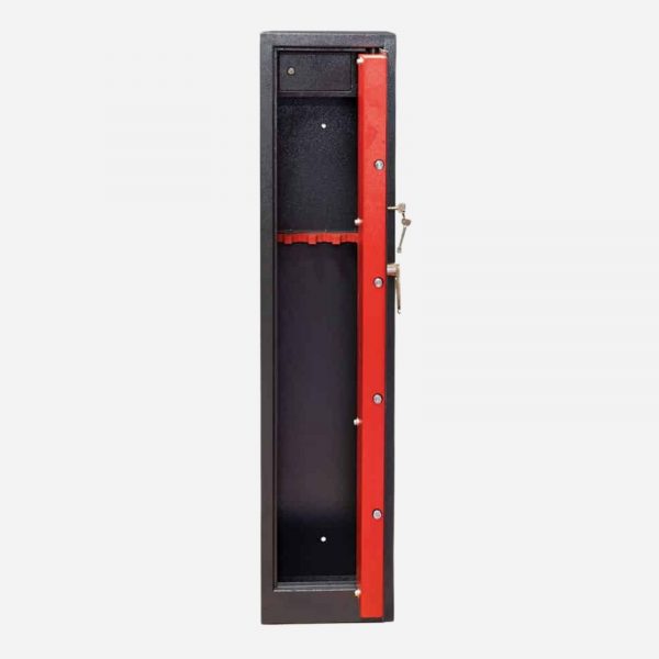 Burton Pioneer 5 Gun Insurance Rated Gun Cabinet - Door Open - Gun Cabinets Online