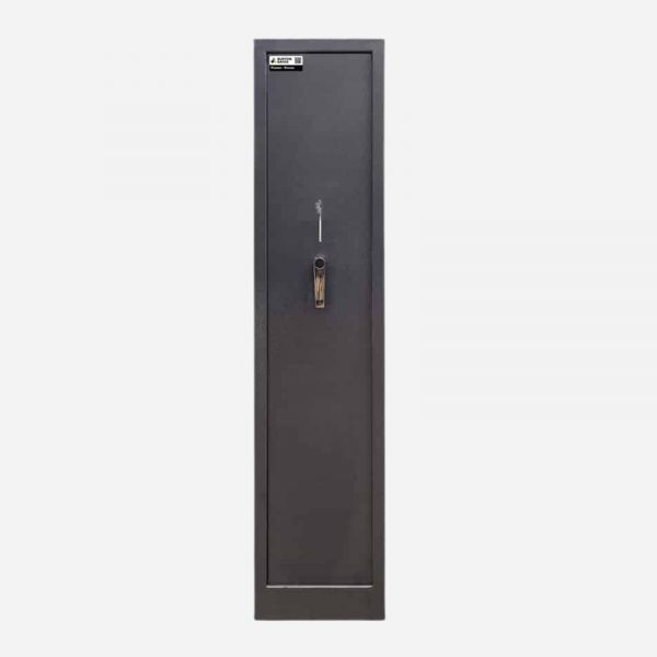Burton Pioneer 5 Gun Insurance Rated Gun Cabinet - Front - Gun Cabinets Online