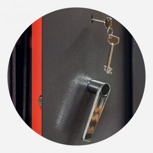 Burton Pioneer 5 Gun Insurance Rated Gun Cabinet - Lock - Gun Cabinets Online