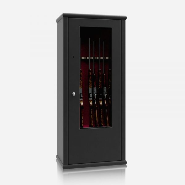 Burton Security Krystal S2 10 Gun Display Gun Safe - Black Front - Gun Cabinets Online