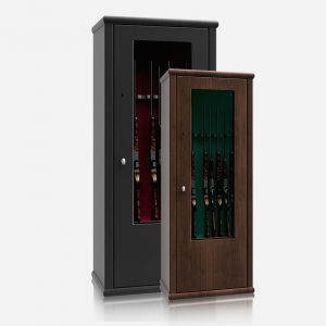 Burton Security Krystal S2 10 Gun Display Gun Safe - Front Image - Gun Cabinets Online