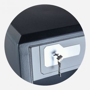 Burton Gamekeeper Gold 9 Electronic Gun Safe - Ammo Locker Closed - Gun Cabinets Online