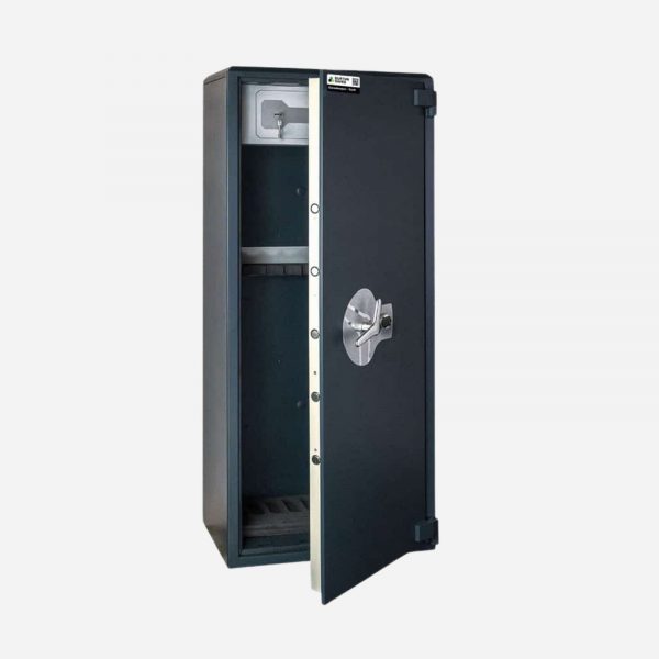 Burton Gamekeeper Gold 9 Electronic Gun Safe - Door Open - Gun Cabinets Online