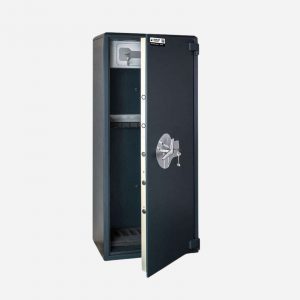Burton Gamekeeper Gold 9 Key Access Gun Safe - Door Open - Gun Cabinets Online