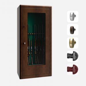 Burton Security Krystal G1 13 Gun Display Gun Safe - Handle Options - Gun Cabinets Online