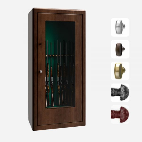 Burton Security Krystal G1 13 Gun Display Gun Safe - Handle Options - Gun Cabinets Online