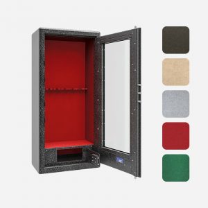 Burton Security Krystal G1 13 Gun Display Gun Safe - Interior Options - Gun Cabinets Online