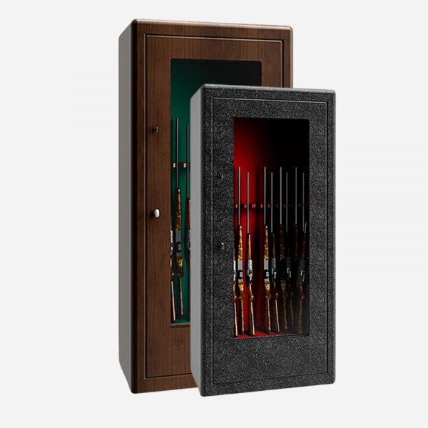 Burton Security Krystal G1 13 Gun Display Gun Safe - Main Image - Gun Cabinets Online