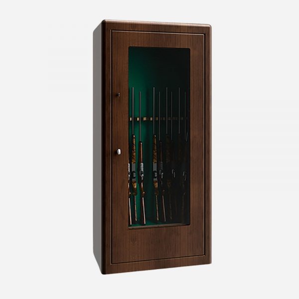 Burton Security Krystal G1 13 Gun Display Gun Safe - Nut - Gun Cabinets Online