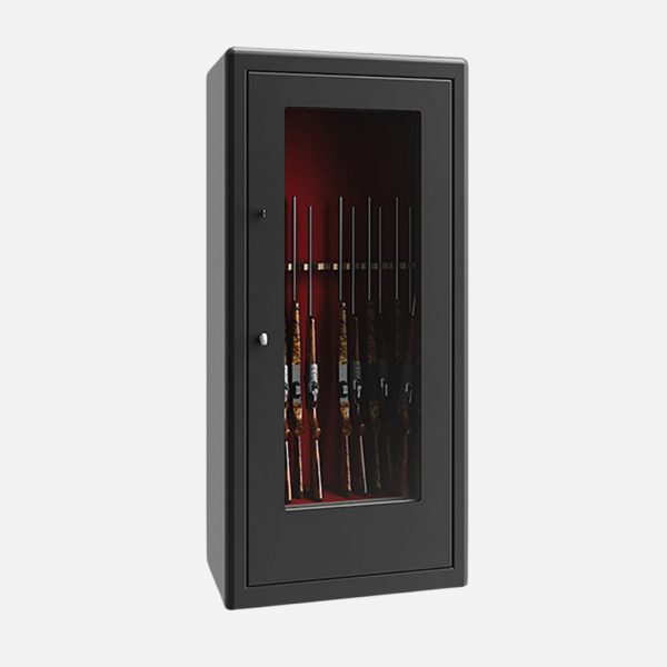 Burton Security Krystal G1 13 Gun Display Gun Safe - RAL 9011 2 - Gun Cabinets Online