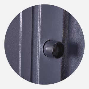 Burton Warden LFS 6 Gun Electronic Gun Safe - Bolts Image - Gun Cabinets Online