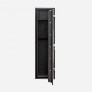 Burton Warden LFS 6 Gun Key Access Gun Safe - Door Open - Gun Cabinets Online