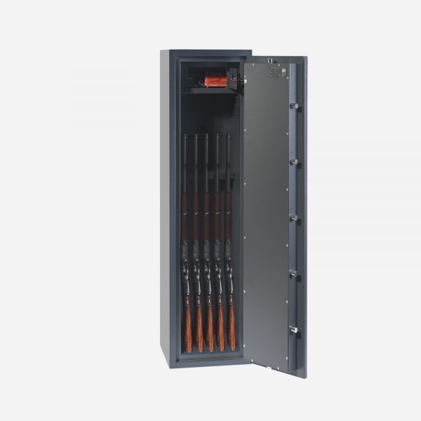 Phoenix Rigel GS8021K 5 Gun Key Safe - Door Open 2- Gun Cabinets Online