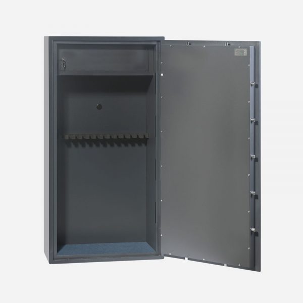 Phoenix Rigel GS8025K 14 Gun Key Safe - Door Open - Gun Cabinets Online