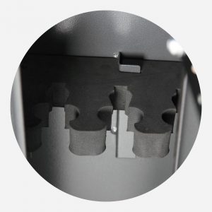 Phonenix Lacerta GS8001K 3 Gun Cabinet - Foam Gun Rack Image - Gun Cabinets Online