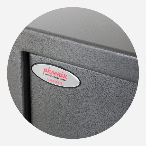 Phoenix Lacerta GS8001K Front Branding - Gun Cabinets Online