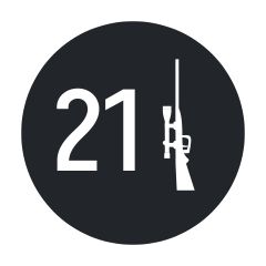 21 Gun Capacity Gun Cabinet - Gun Cabinets Online