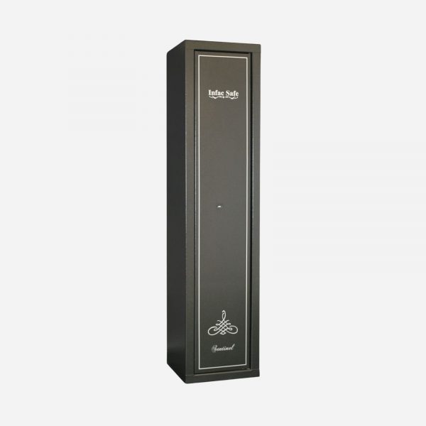 Infac Protection Series SD7 6+1 7 Gun Shotgun Cabinet with Ammo Locker - Front Image - Gun Cabinets Online