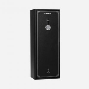 Lokaway LOK 4K 18 Gun Cabinet - Front Door Closed Keypad - Gun Cabinets Online