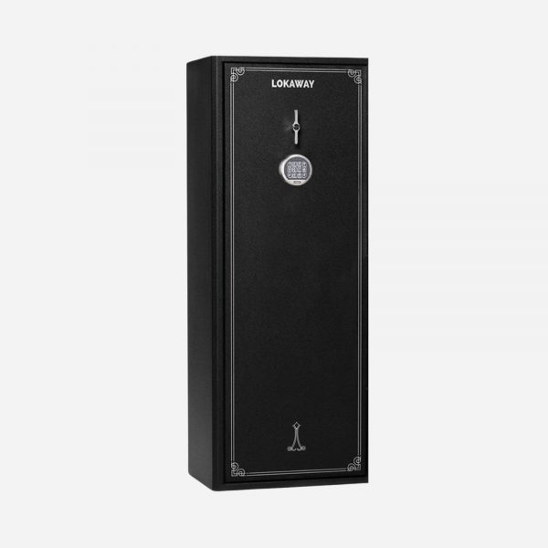 Lokaway LOK 4K 18 Gun Cabinet - Front Door Closed Keypad - Gun Cabinets Online