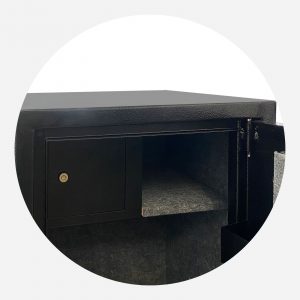 HuntGuard Highlander 10 Gun Electronic Gun Cabinet - Accessory Shelf - Gun Cabinets Online