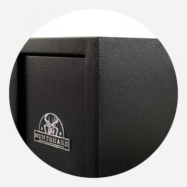 HuntGuard Rangemore 3 Gun Cabinet Safe - Side Profile - Gun Cabinets Online