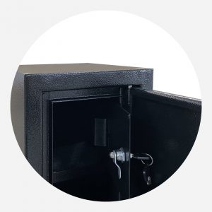 HuntGuard Rangemore 5 Gun Cabinet Safe - Ammunition Locker Open - Gun Cabinets Online