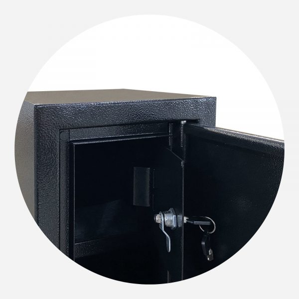 HuntGuard Rangemore 5 Gun Cabinet Safe - Ammunition Locker Open - Gun Cabinets Online