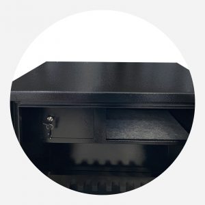 HuntGuard Rangemore 10 Gun Cabinet Safe - Accessory Shelf - Gun Cabinets Online