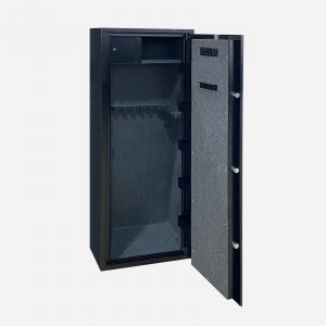 HuntGuard Highlander 14 Gun Electronic Gun Cabinet - Door Open 2 - Gun Cabinets Online