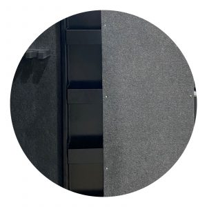 HuntGuard Highlander 18 Gun Interior Image Door Storage - Gun Cabinets Online