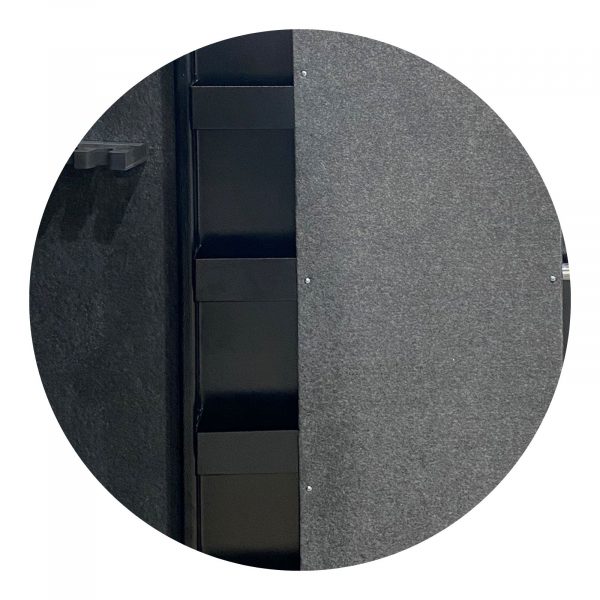 HuntGuard Highlander 18 Gun Interior Image Door Storage - Gun Cabinets Online