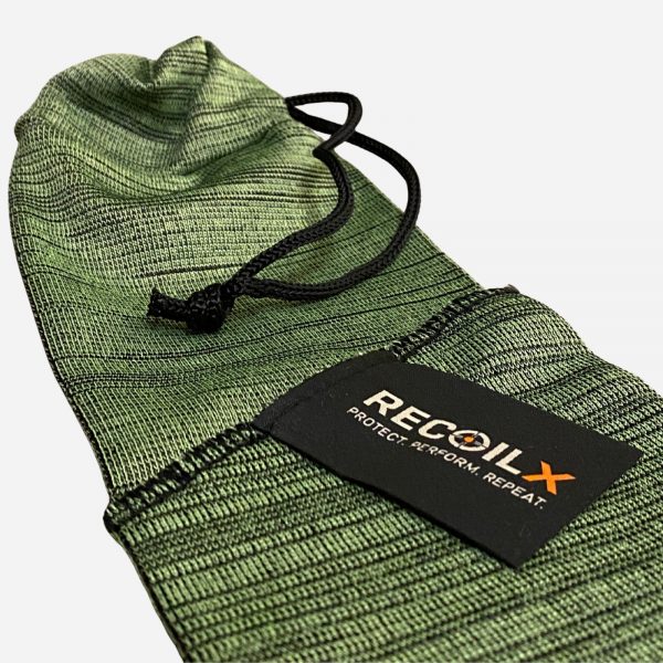 RecoilX Silicone Rifle and Shotgun Gun Sock - Olive Green 3 - Gun Cabinets Online