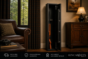 3 Gun Cabinet Compare - Infac S3 Lifestyle Image - Gun Cabinets Online