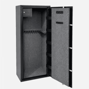 HuntGuard Highlander 24 Gun - Door Open with Shelf Removed - Gun Cabinets Online