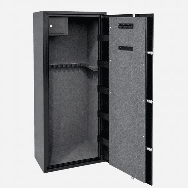 HuntGuard Highlander 24 Gun - Door Open with Shelf Removed - Gun Cabinets Online